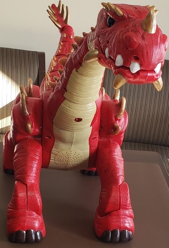 IMAGINEX Spike The Ultra DINOSAUR Mattel/ Fisher Price 32" Long - Picture 2 of 10
