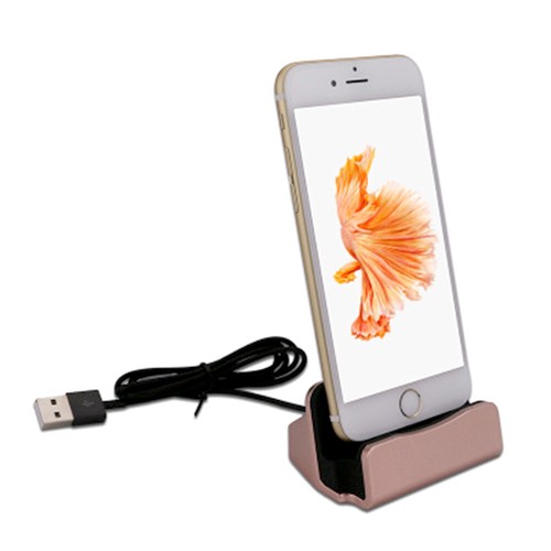 1pc Desktop charger dock for iPhone 5/5s/SE/5c/6/6s/6 Plus/6s Plus/7/7 Plus - 第 22/43 張圖片