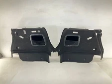 16-23 MINI Clubman Rear Cargo Trunk Wall Carpet Trim Storage Pair OEM