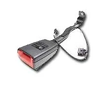 NEW VOLKSWAGEN POLO 6R 6C FRONT LEFT SEAT BUCKLE 6R3857755AQVZ - Picture 1 of 5