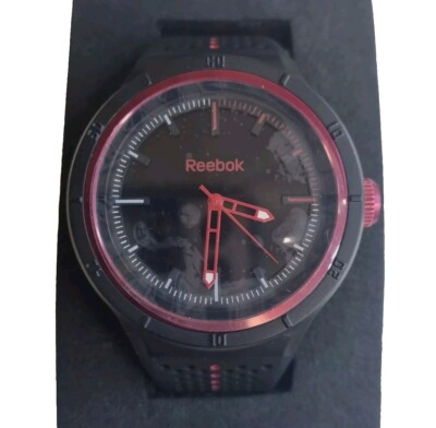 Reebok Mesh Armbanduhr 45mm schwarz/rot Erwachsene Uhr RF-MES-G2-PBIB-BR NEU