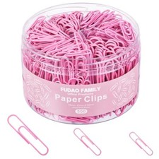 500pcs Paper Clips Assorted Sizes, Small, Medium and Large 1.1inch, 1.3inch