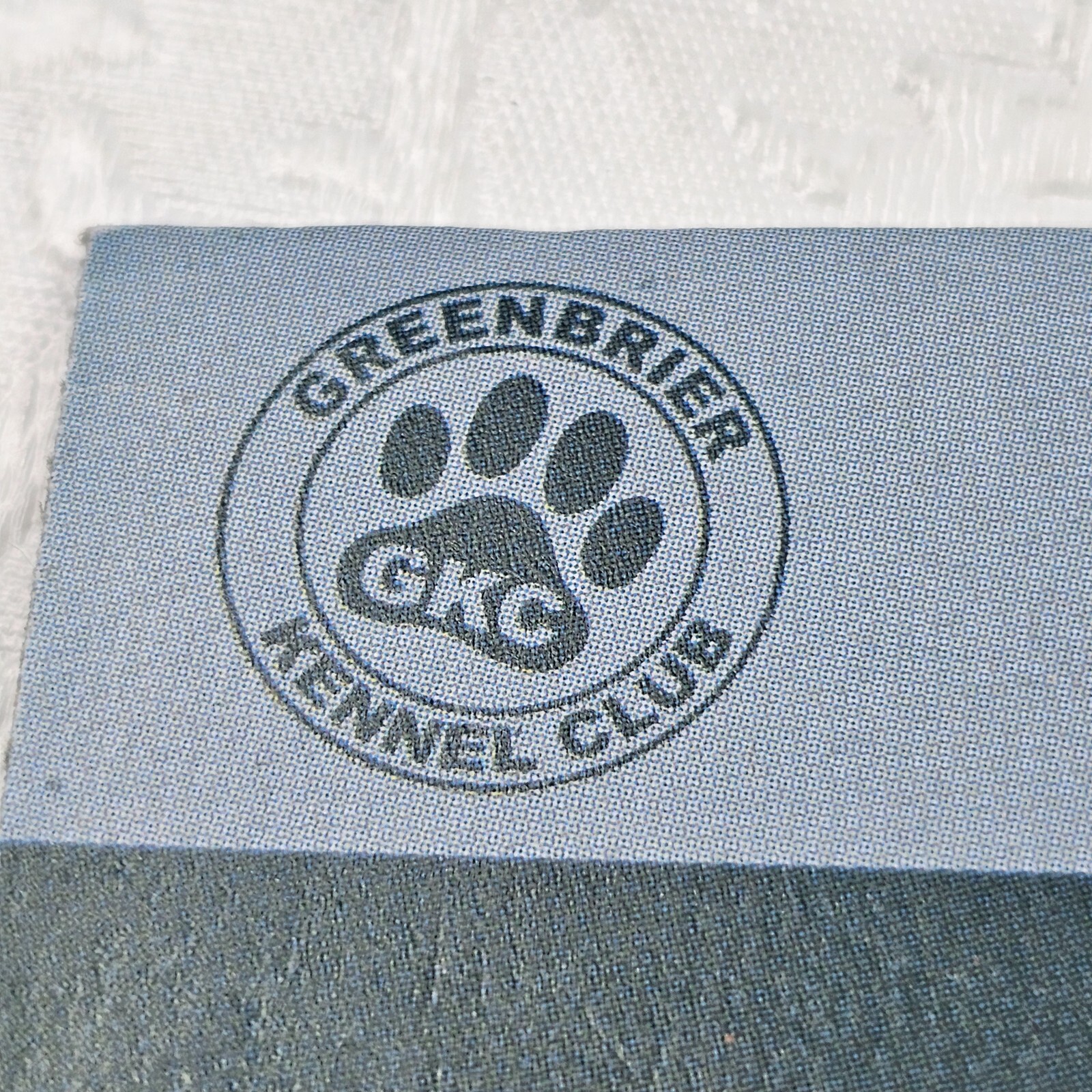 Lot Of 2 Greenbrier Kennel Club Dog Bandana Checked And Blue Camo Hook Loop Sm