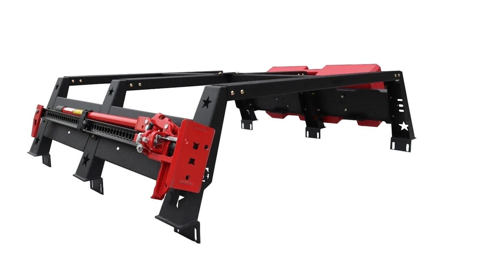 Vijay Steel High Bed Rack Truck Carrier For 2005-2023 Toyota Tacoma (N2X0-N300) Foto 3 de 4