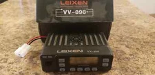 LEIXEN VV-898 Mini Mobile Radio Transceiver 10W Dual Band 144/430MHz Radio (232)