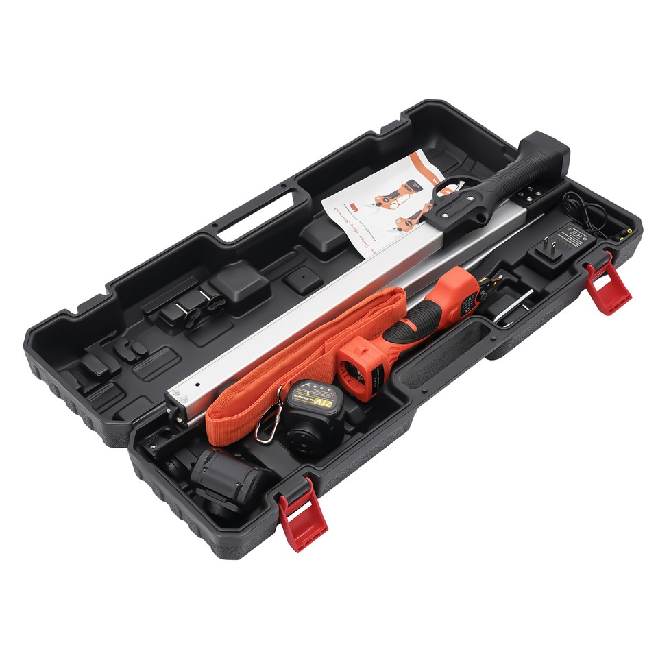 Electric Pruner Cordless Pruning Shears Extension Pole Bar Lithium