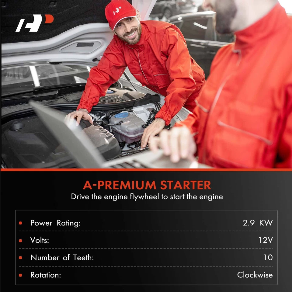 Motor De Arranque Para Chevrolet Blazer G30 K10 R10 R2500 6.2L 6.5L 2.9KW 12V CW 10T Foto 2 de 4