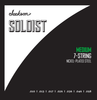 JACKSON Soloist  Strings 7 String, Medium .010-.058