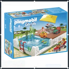 [Playmobil] Swimming Pool with Terrace - 5575 - New