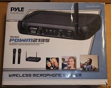Pyle PDWM2135 Fixed Frequency Wireless Microphone System W/ 2 Microphones