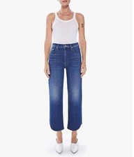 NWT Mother Denim Rambler Zip Matinee Ankle  let's wine about it size 30 248