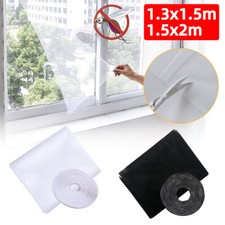 Window Screen Net Mesh Fly Insect White Black Bug Mosquito Moth Door Netting UK