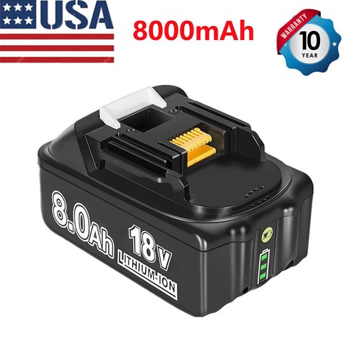 2 Pack 8.0Ah 18V For Makita LXT Lithium-Ion BL1830 BL1850 BL1860 Tool Battery - Picture 15 of 15