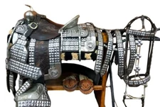 Fancy Ted Flowers Parade Saddle with Breast Collar and Accessories