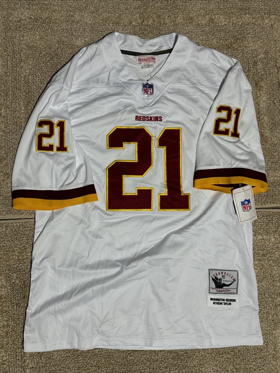 Sean Taylor #21 NFL Washington Redskins Mitchell & Ness Throwback