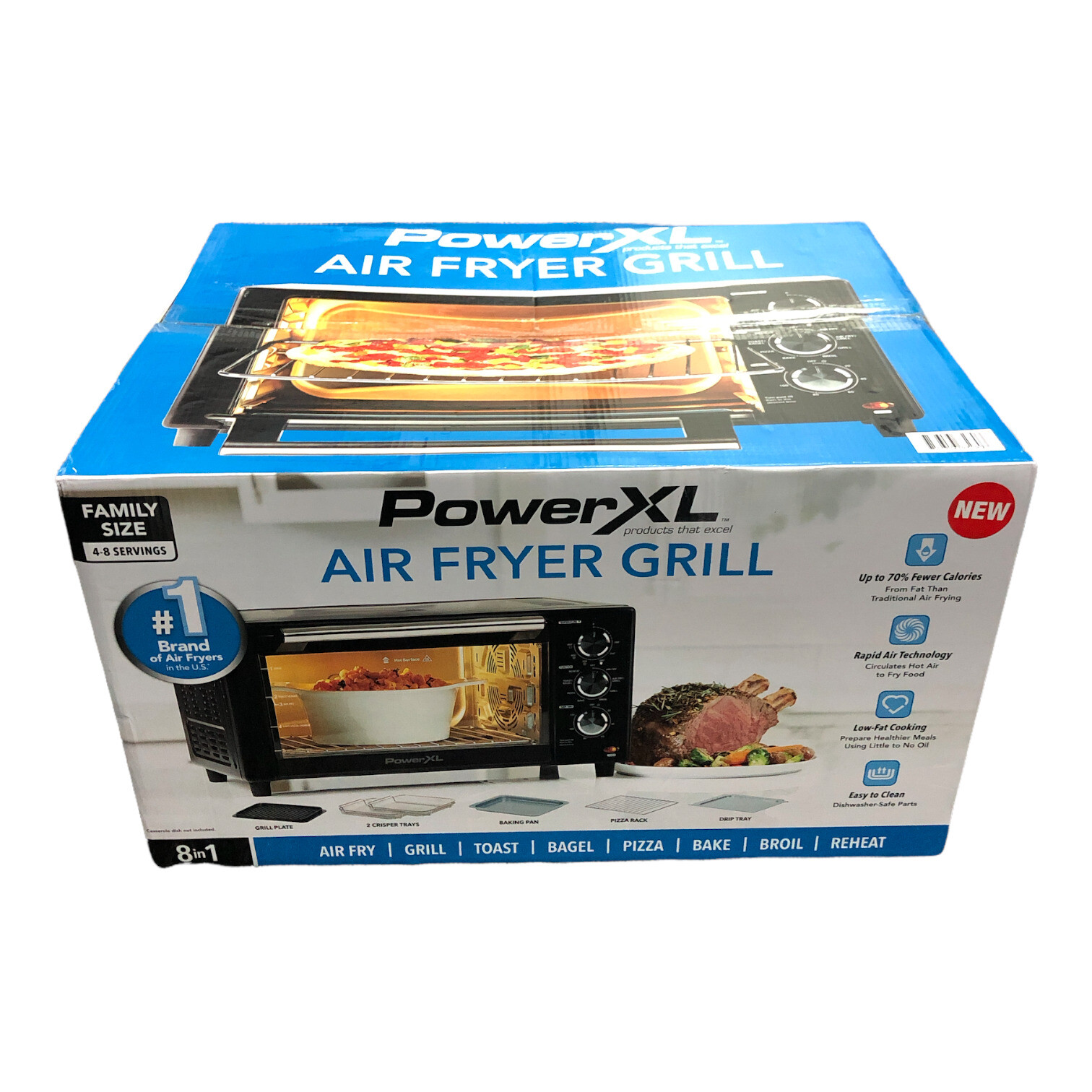 PowerXL Air Fryer Grill Black (BAFO002G) for sale online eBay