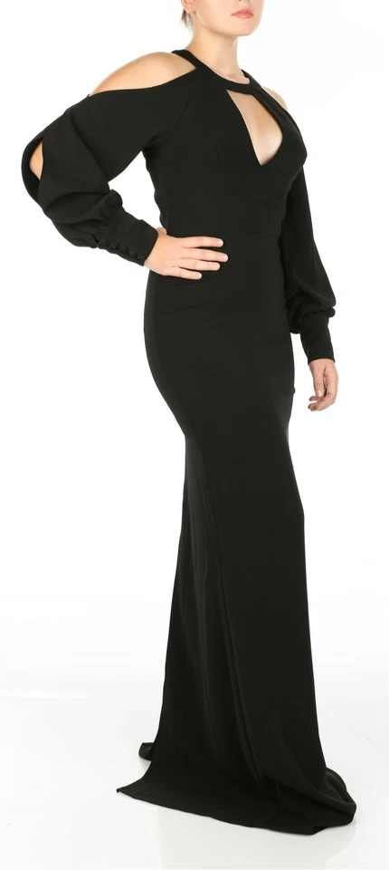 Выпуск New York 244586 женщин длинным рукавом платье макси платье черный черный размер средний - Изображение 2 из 3