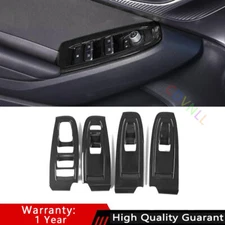 For Subaru WRX 2022-2024 Bright Black Inner Glass Window Lifting Lock Panel Trim