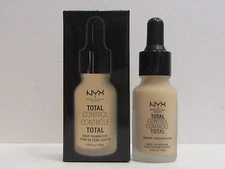 NYX Total Control Drop Foundation color TCDF06 Vanilla 0.43 oz New In Box