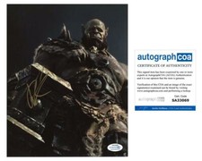 Robert Kazinsky "Warcraft" AUTOGRAPH Signed 'Orgrim' 8x10 Photo ACOA