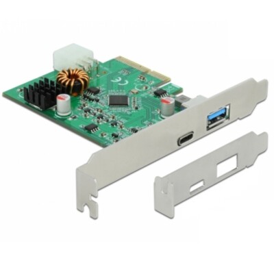 Delock 89001 Zubehör: PCI Express x4 Adapter Karte zu 1x extern USB Type-C