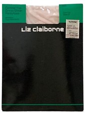 Liz Claiborne Control Top Pantyhose Hose Sheer Dress Shell Pink S 2 New Old Sale