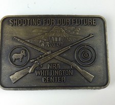 NRA Whittington Center Shooting for our Future Belt Buckle