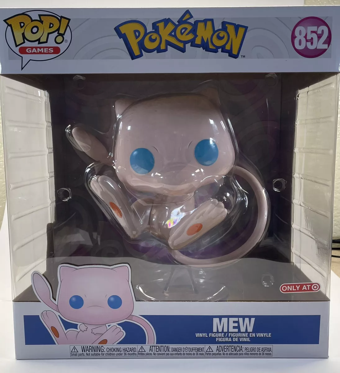 Funko Pokemon PoP! Mew Target Exclusive Jumbo (10 inch) *IN HAND*