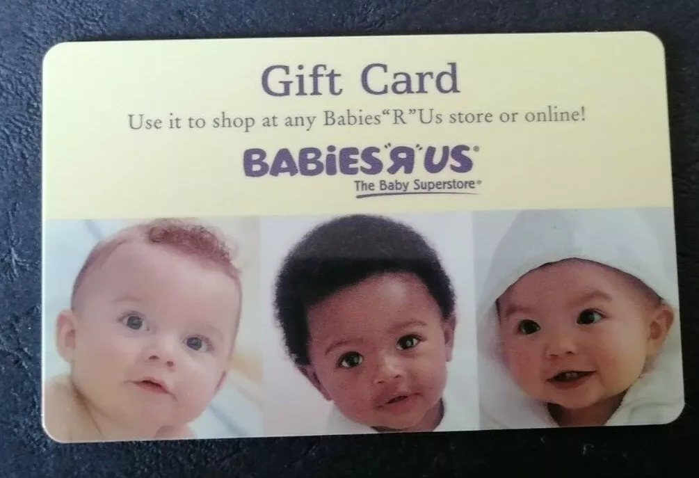 United States BABIES R GIFT CARD collectible No Value