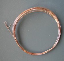 Cembalodraht - EINZELSCHLEIFE - Bronze - 3 m (9' 10" Länge) - 11 Größen - Cembalos usw.