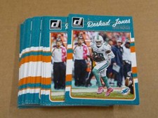 2016 Panini Donruss RESHAD JONES BASE LOT OF 30 CARDS DOLPHINS #165
