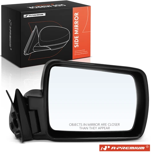 A-Premium Passenger Side Manual Mirror for Jeep Cherokee Wagoneer XJ Comanche MJ