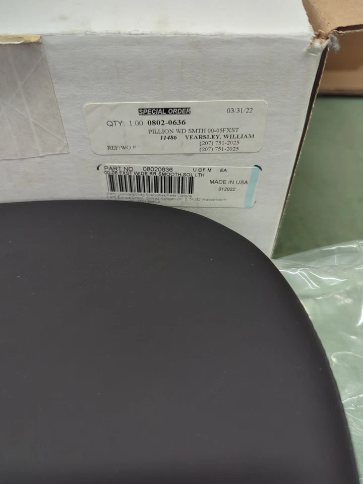 Asiento trasero individual DRAG SPECIALTIES 0802-0636 Foto 2 de 3