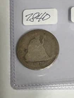 1876 S SEATED LIBERTY QUARTER