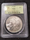 1880-S MORGAN SILVER DOLLAR PCGS MS65 OGH BEAUTIFUL ALMOST PL