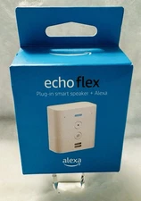 Amazon Echo Flex Smart Speaker Plug-In, Alexa WiFi, USB, Bluetooth