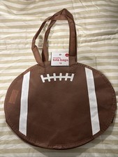 Football Shaped Reusable Tote Bags - 2 Pack