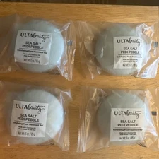 Ulta Beauty Sea Salt Pedi Pebble Exfoliating Foot Treatment Bar LOT OF 4 SEALED