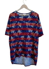 LuLaRoe Size XL Irma Tunic Top American Patri...