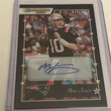 2021 Clearly Donruss Mac Jones 2001 Retro Rookie Auto #/15 SSP 