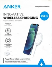 Anker Powerwave Magnetic Wireless Charging Pad - White