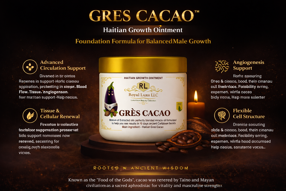7 oz RoyalLuxsLLC Haitian Gres Cacao Growth Ointment | eBay