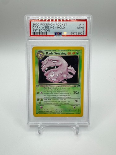 Dark Weezing (1st Edition) graded PSA 9 for sale on eBay