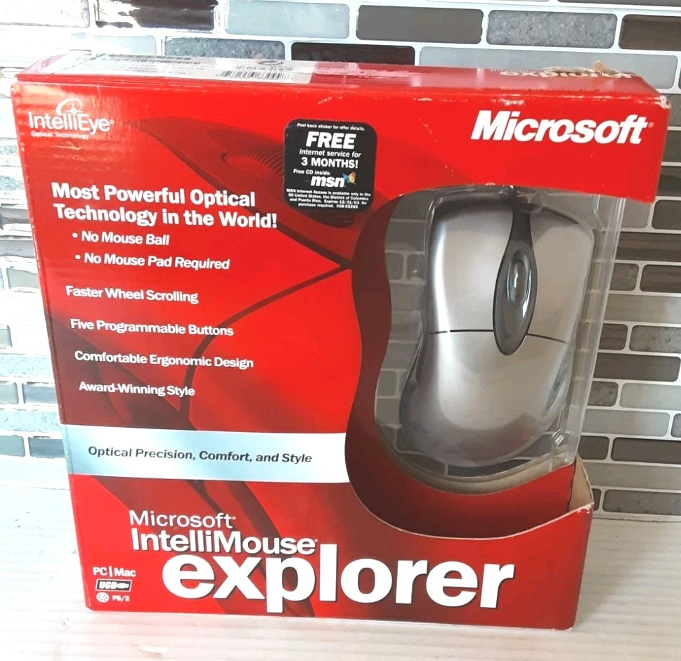 Microsoft Optical PS/2 Connectivity Computer Mice, Trackballs
