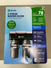A.O. Smith 2-Stage Carbon Block Under Sink Water Filtration System with Brushed