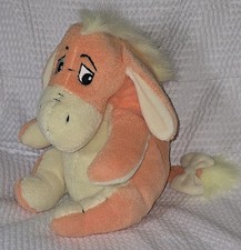 Disney Store Winnie The Pooh Eeyore Plush Orange Yellow Spring Cataloupe