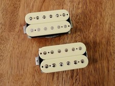 THE "CUSTOM HUMBUCKER SET" VINTAGE WHITE TRUE HISTORIC TONE UNPOTTED ALNICO 3