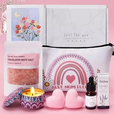 Birthday Pamper Gifts for Mum, Personalised Birthday Hampers Relaxation Care89D9