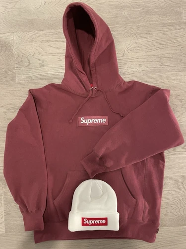 Sweat à capuche logo Supreme Box 2021