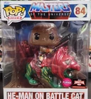 Funko Pop! Rides Masters of the Universe He-Man on Battle Cat Flocked #84